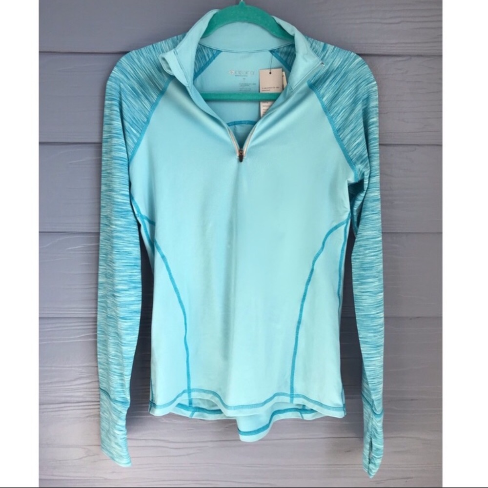 NWT Ideology Half Zip Fitted Pullover Jacket.